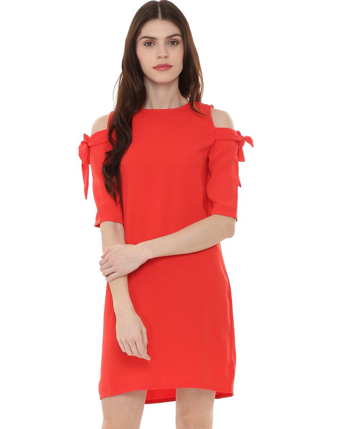 formal dresses with cold shoulder sleeves