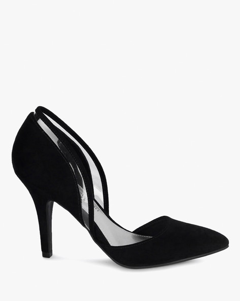 Buy Black Heeled Shoes for Women by 