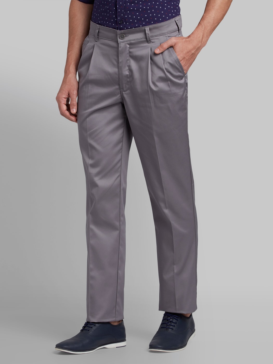 Buy COLOR PLUS Men's Loose Casual Pants (CMTB11511-H3_Medium Khaki_36 at  Amazon.in