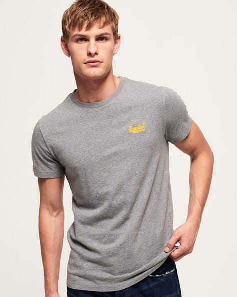 Orange Label Vintage Embroidered Slim Fit Crew-Neck T-Shirt