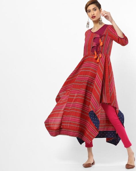 myntra double layer kurti