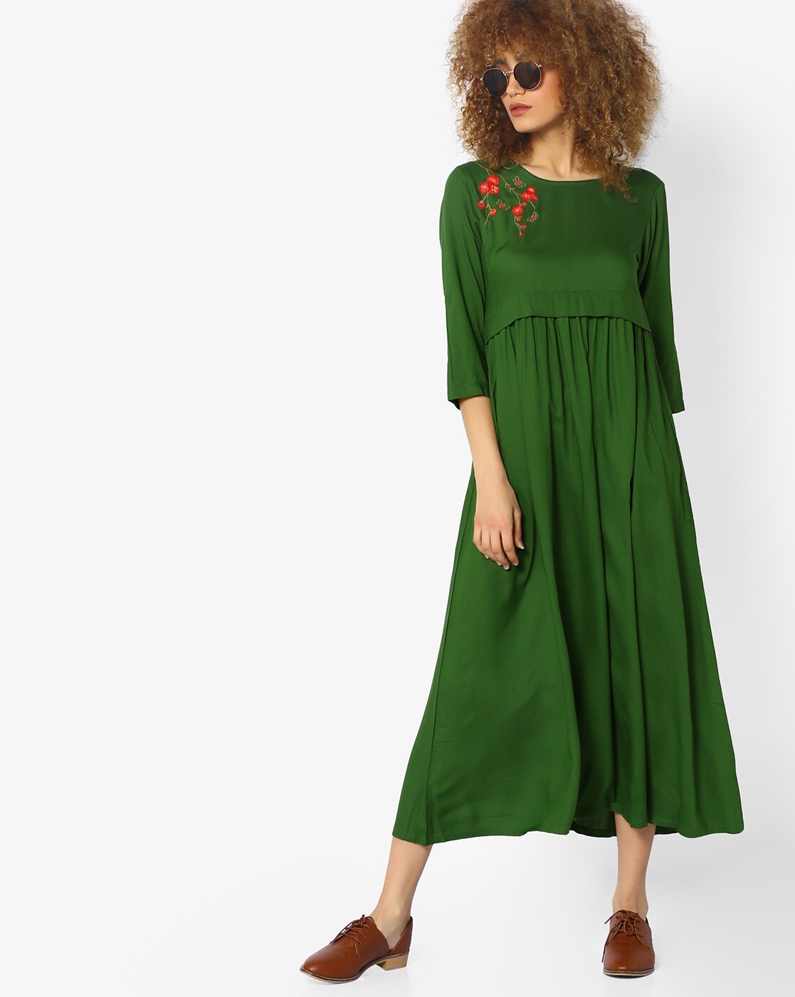 Buy Green Dresses & Gowns for Women by COUNTRY STYLE Online | Ajio.com