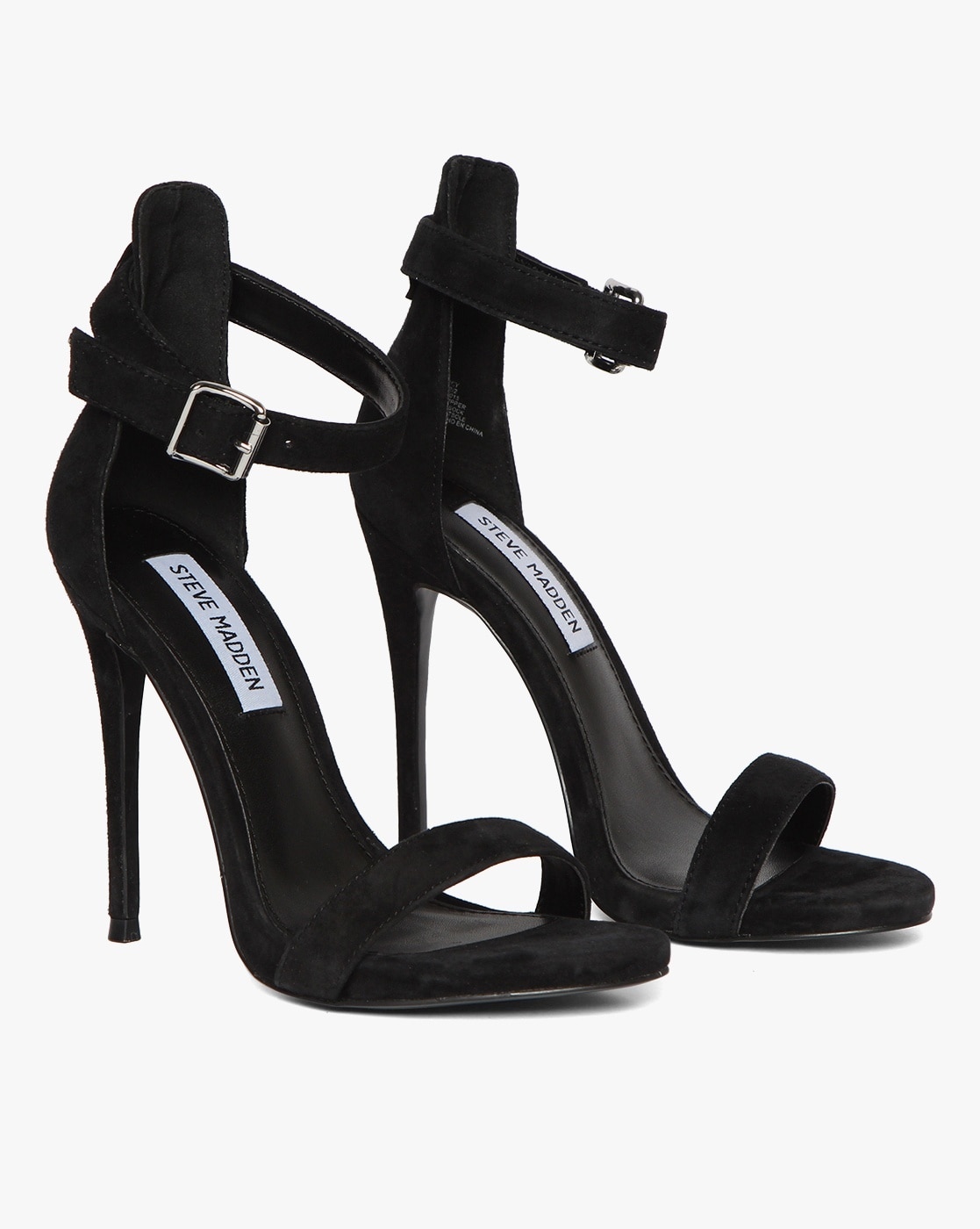 cheap black heeled sandals