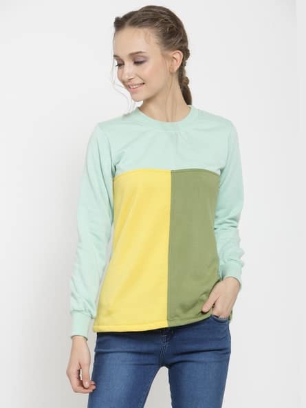 green colour sweatshirt