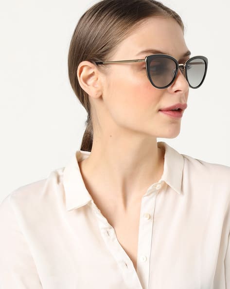 UV-Protected Full-Rim Butterfly Sunglasses (Image - 3)