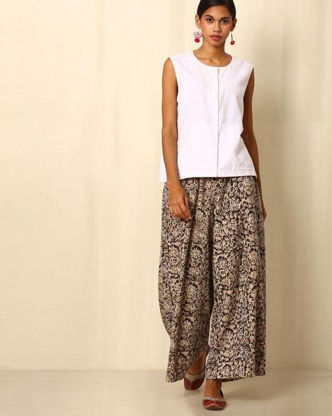Buy BLUE FLORAL Print Palazzo Pants. Comfy Formal Events/ Cruise Fashion/  Resort Vacays/ Chic and Elegant/ Every Day Wear. Online in India - Etsy