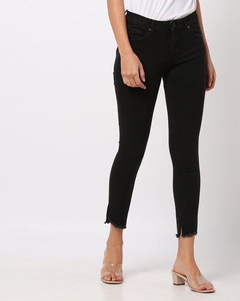 only black jeggings
