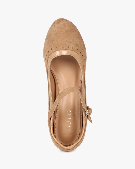 Buy Beige Heeled Shoes for Women by AJIO Online