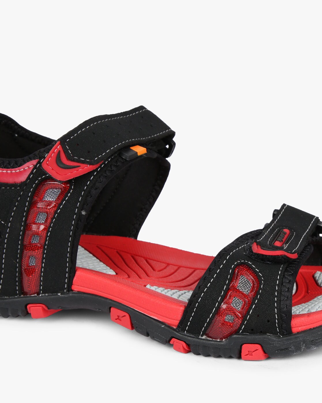Sparx Men's SS202 Series Black Red Synthetic Casual Floater Sandals 7UK :  Amazon.in: Fashion
