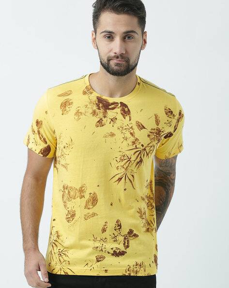Buy Yellow Tshirts for Men by Huetrap 