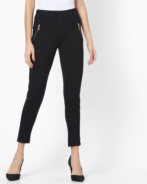 Vero Moda Cropped Leggings with Zippers