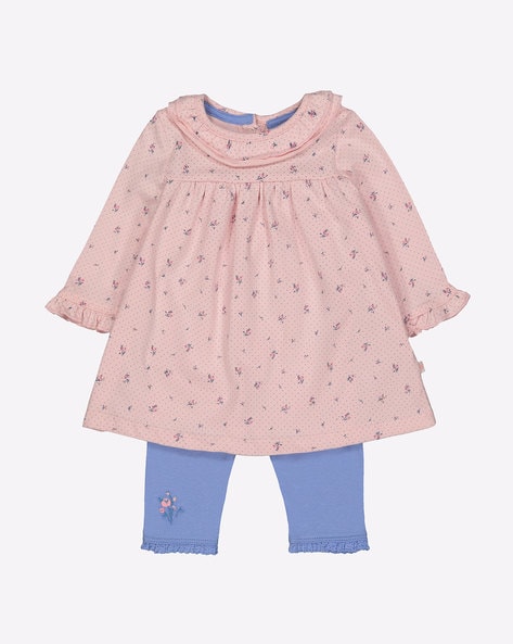 Bamboo Fleece Shift Dress (Powder Pink) - https://silkberrybaby.com/