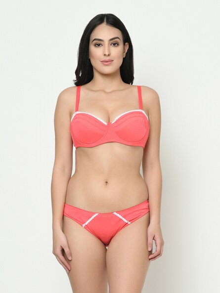 Buy online Pink Nylon Plus Bra from lingerie for Women by Curvy Love for  ₹649 at 52% off