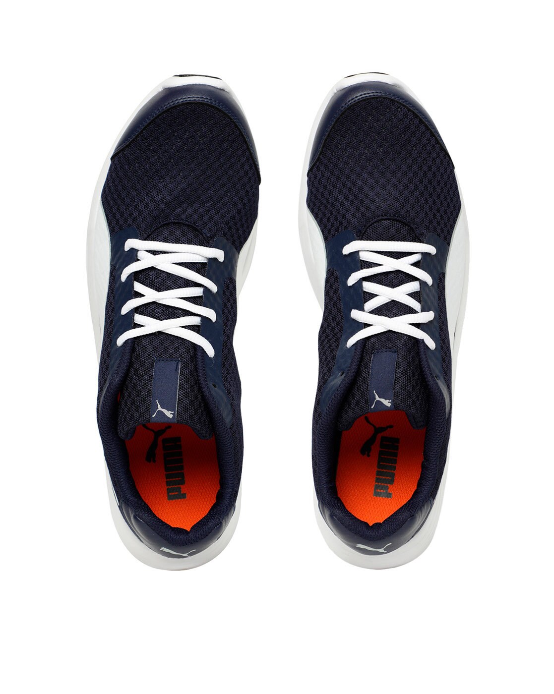 puma navy blue running shoes