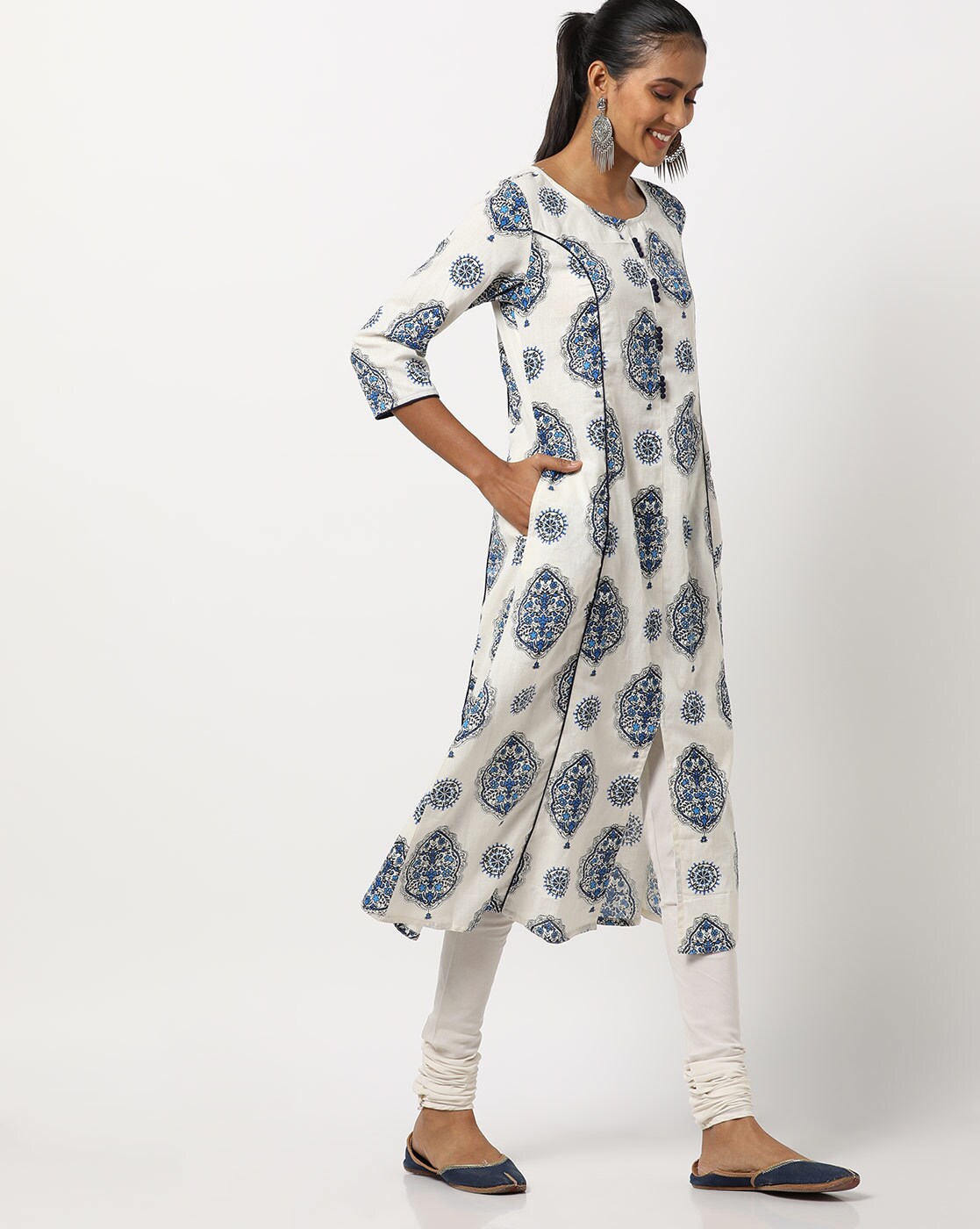 floral print kurtis