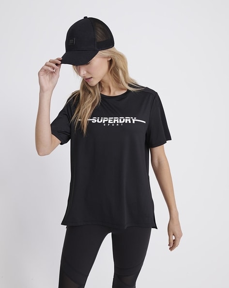 Buy Black Tshirts for Women by SUPERDRY Online