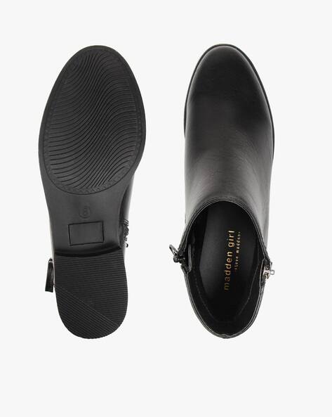 madden girl black booties