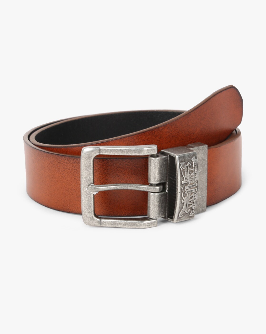 levis genuine leather belt