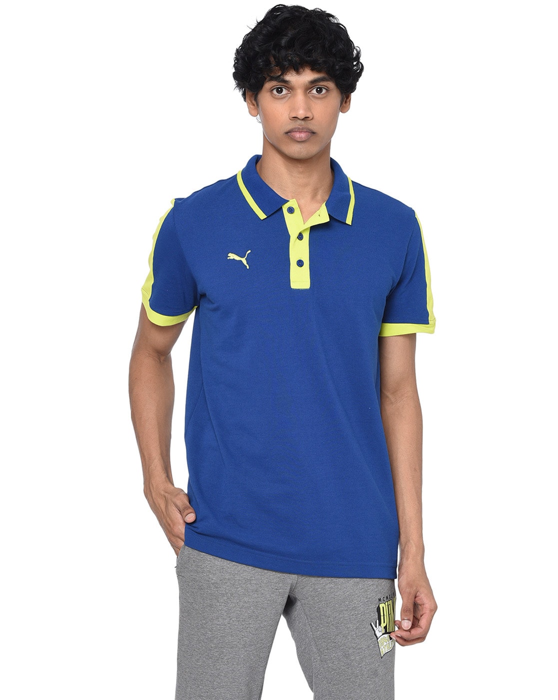 puma blue polo t shirt