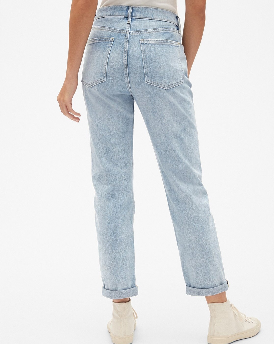 gap high rise girlfriend jeans