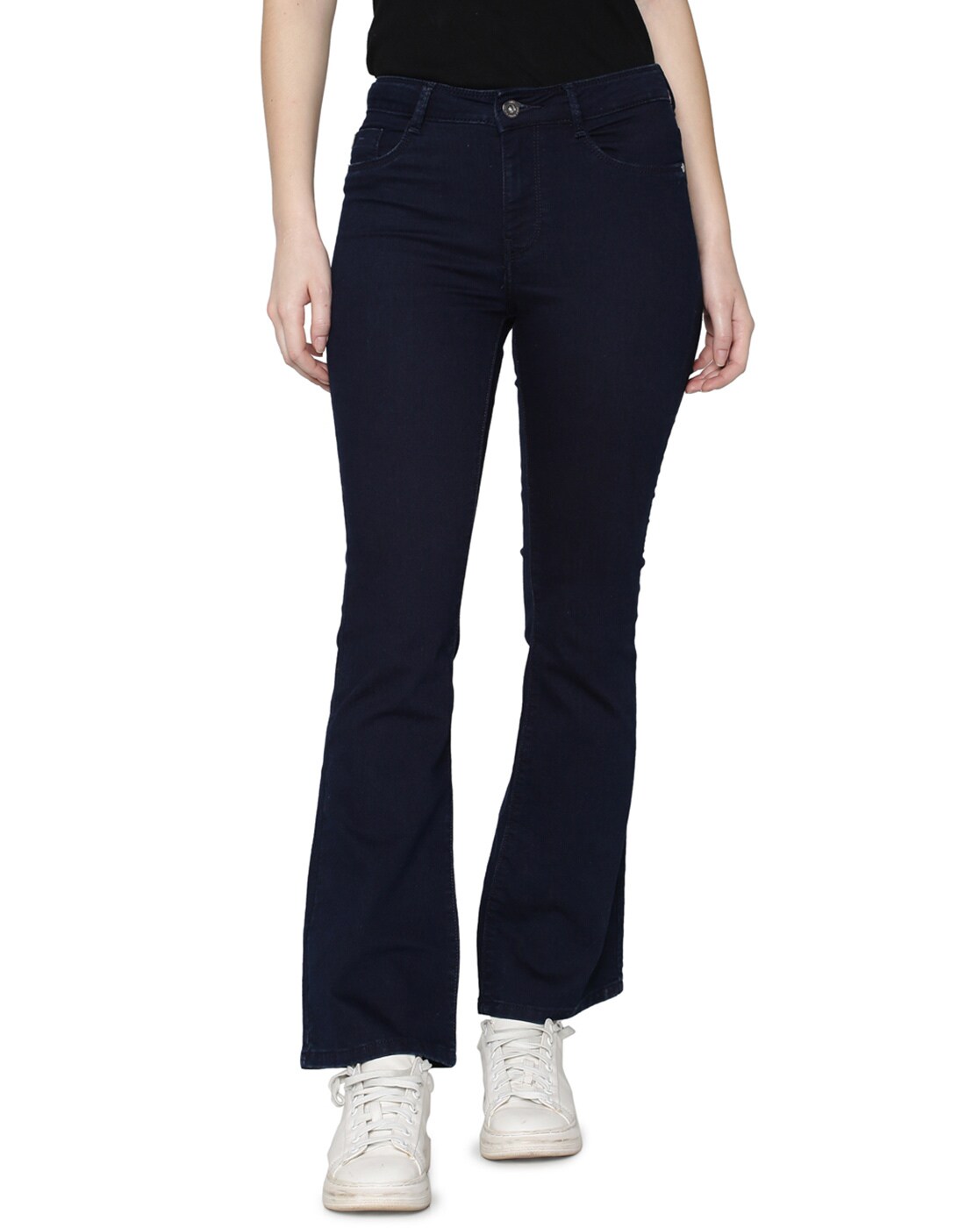 Buy online Women's Plain Bootcut Jeans from Jeans & jeggings for Women by  Novio for ₹779 at 63% off