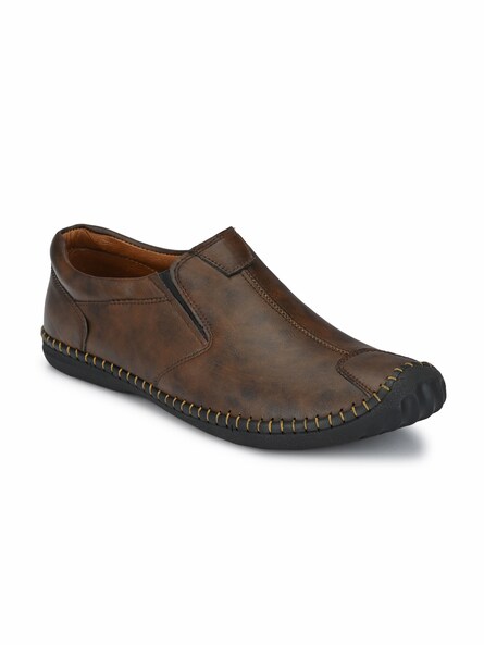 Panelled Slip-on Shoes