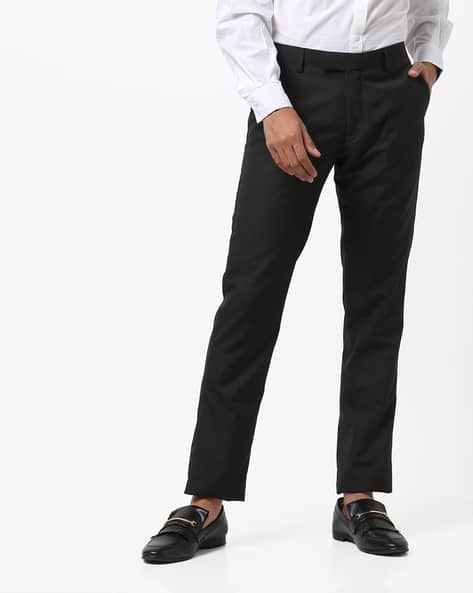 Buy Black Trousers \u0026 Pants for Men by U 