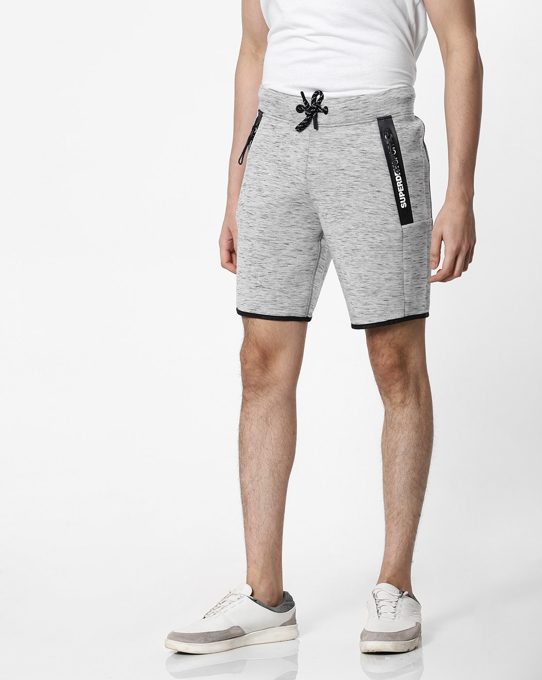 superdry grey shorts