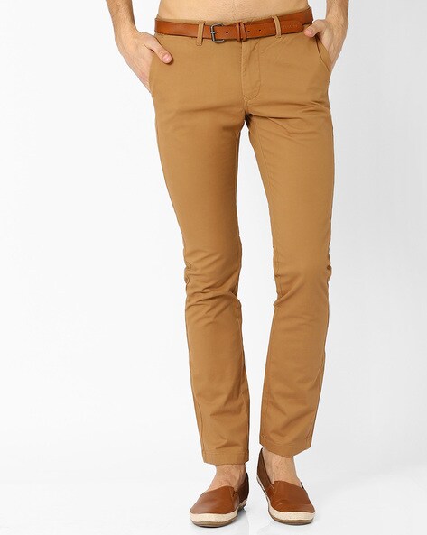 tan casual pants