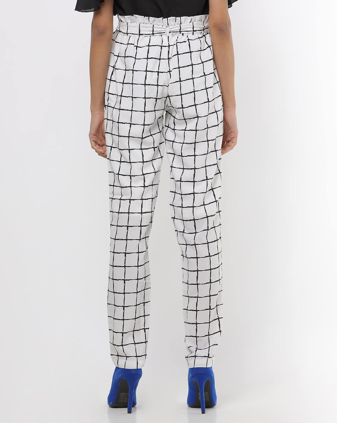 Buy White Trousers Pants for Women by Style Quotient Online