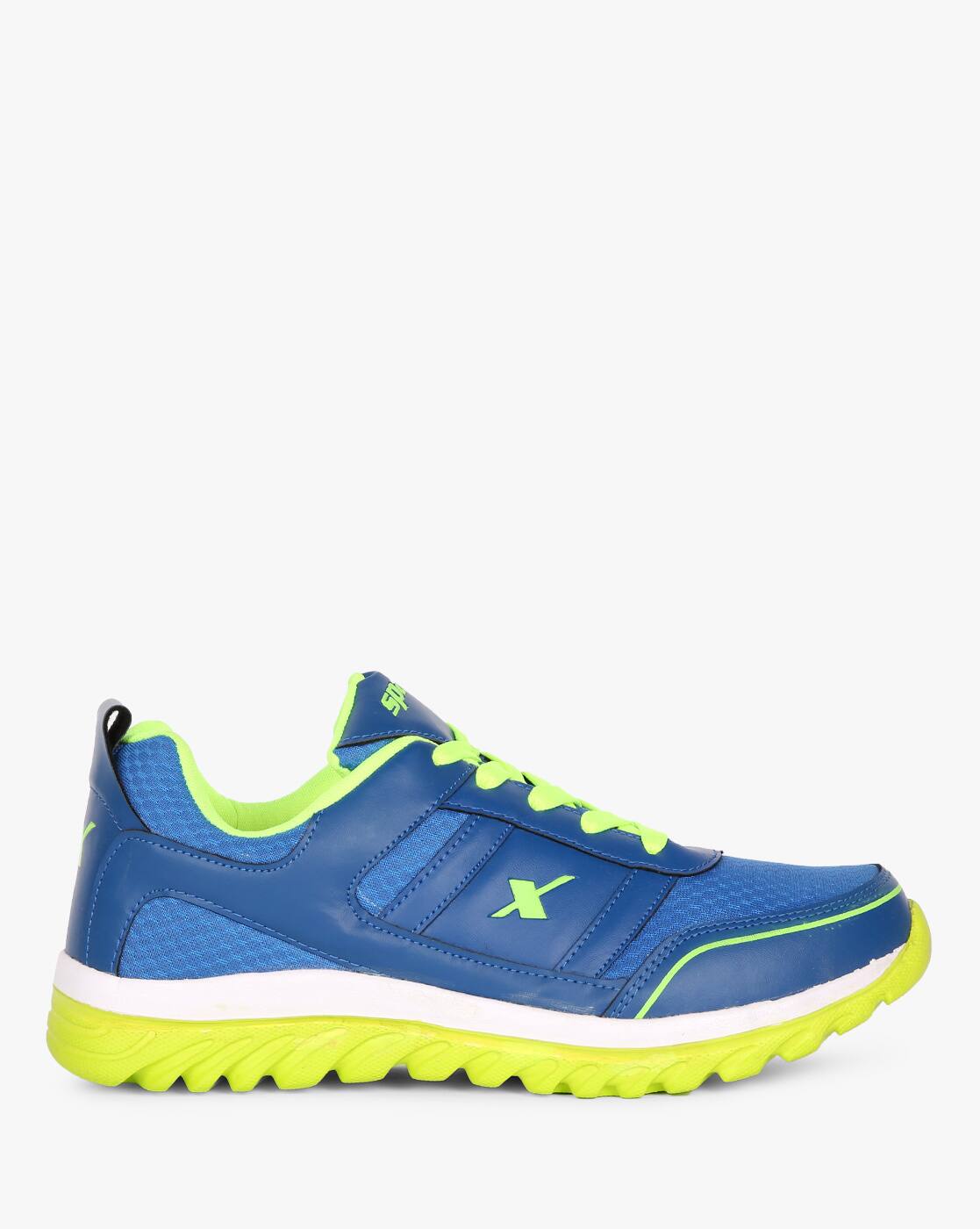 Buy Blue and Green Sports Shoes for Men 