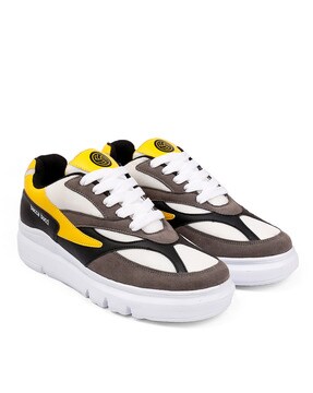 Yellow Sneakers for Men by BACCA BUCCI 