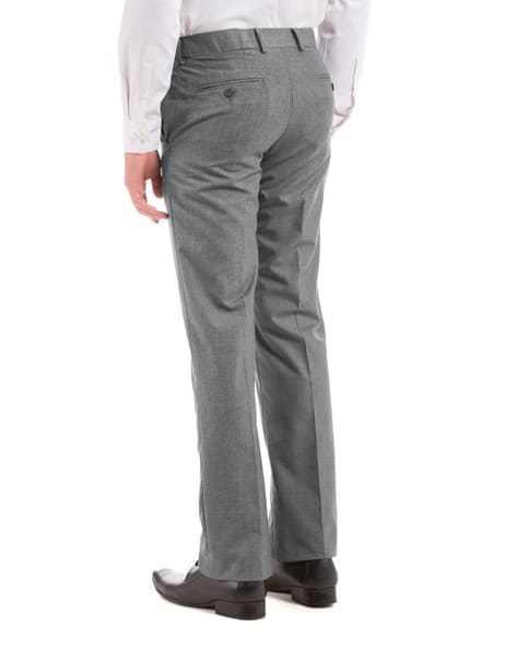 Mid-Rise Flat-Front Trousers (Image - 2)
