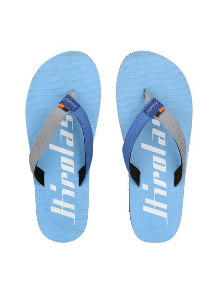 sky blue flip flops
