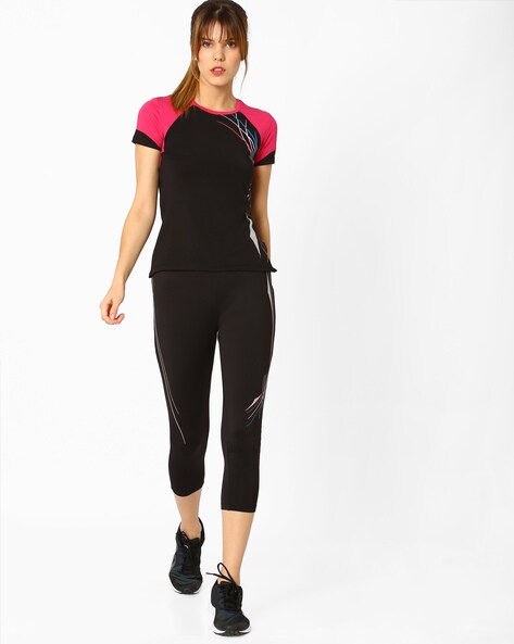 SAS Active Crop Top and 3/4 Leggings Bundle by School Active Sports Online  | THE ICONIC | Australia
