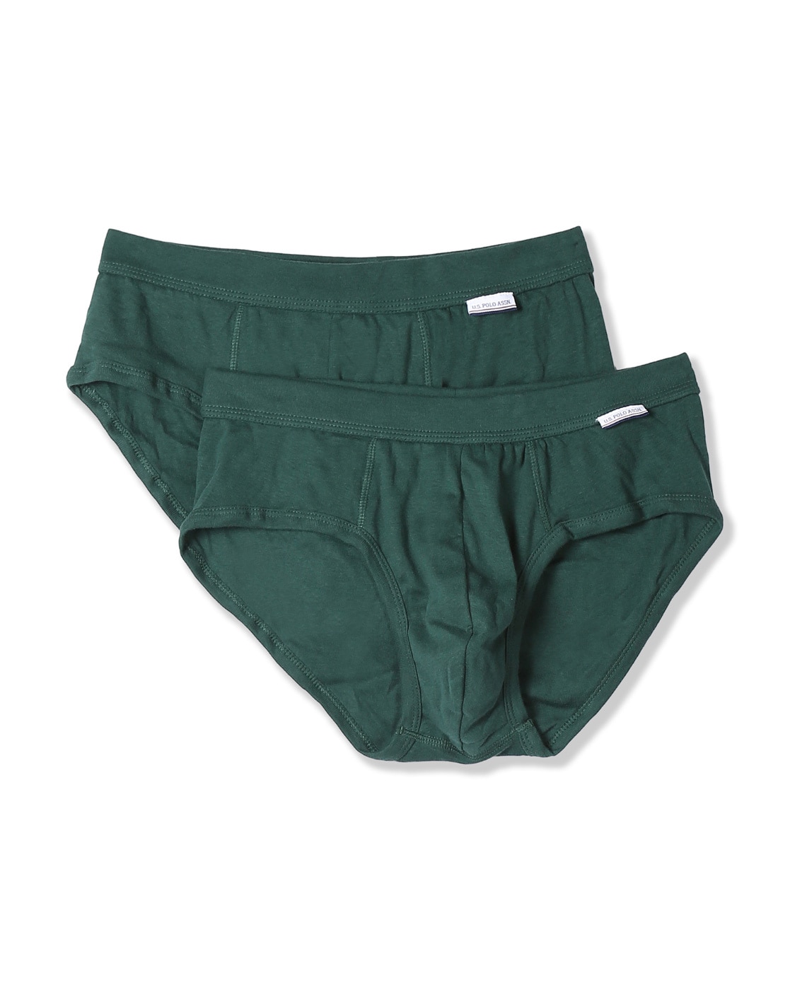 Buy Green Briefs for Men by U.S. Polo Assn. Online