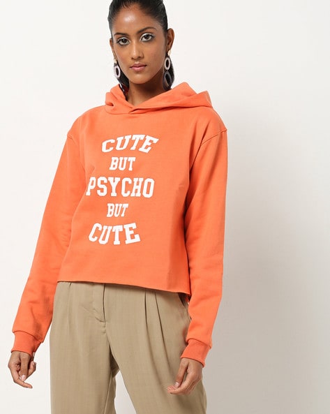 cute orange hoodies