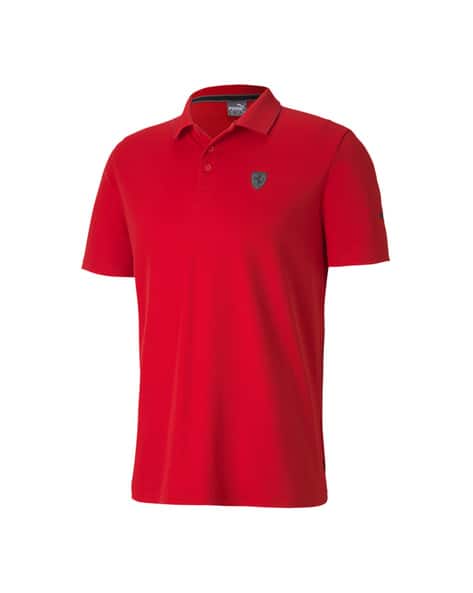 ferrari collar t shirt