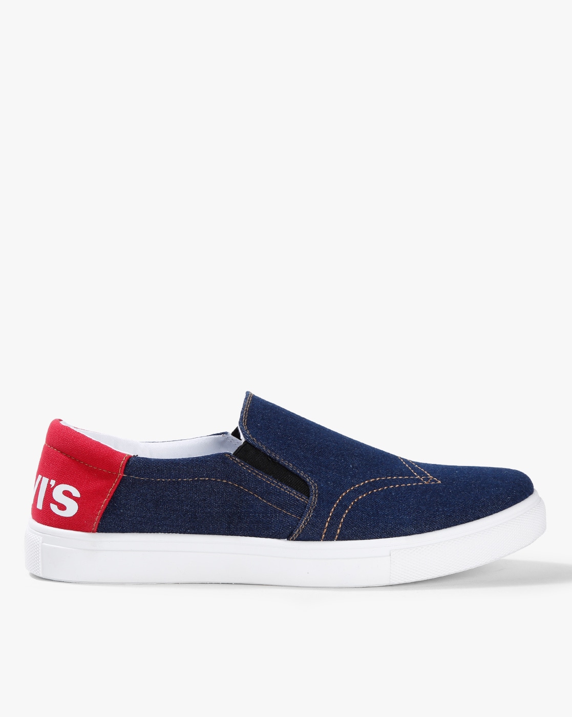 slip on navy sneakers