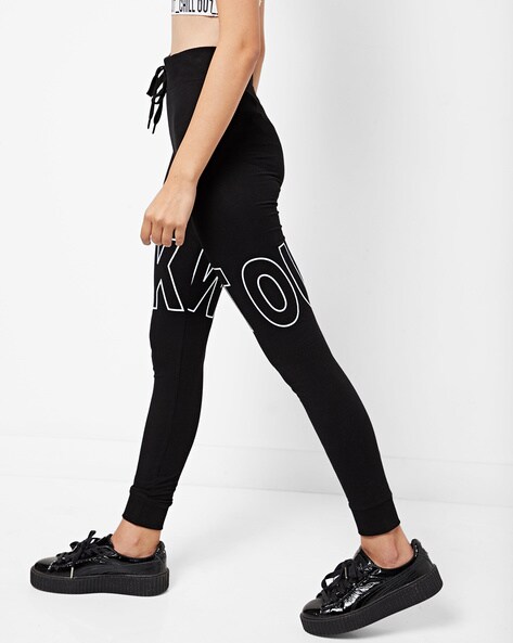 Buy Black Leggings for Women by TALLY WEiJL Online