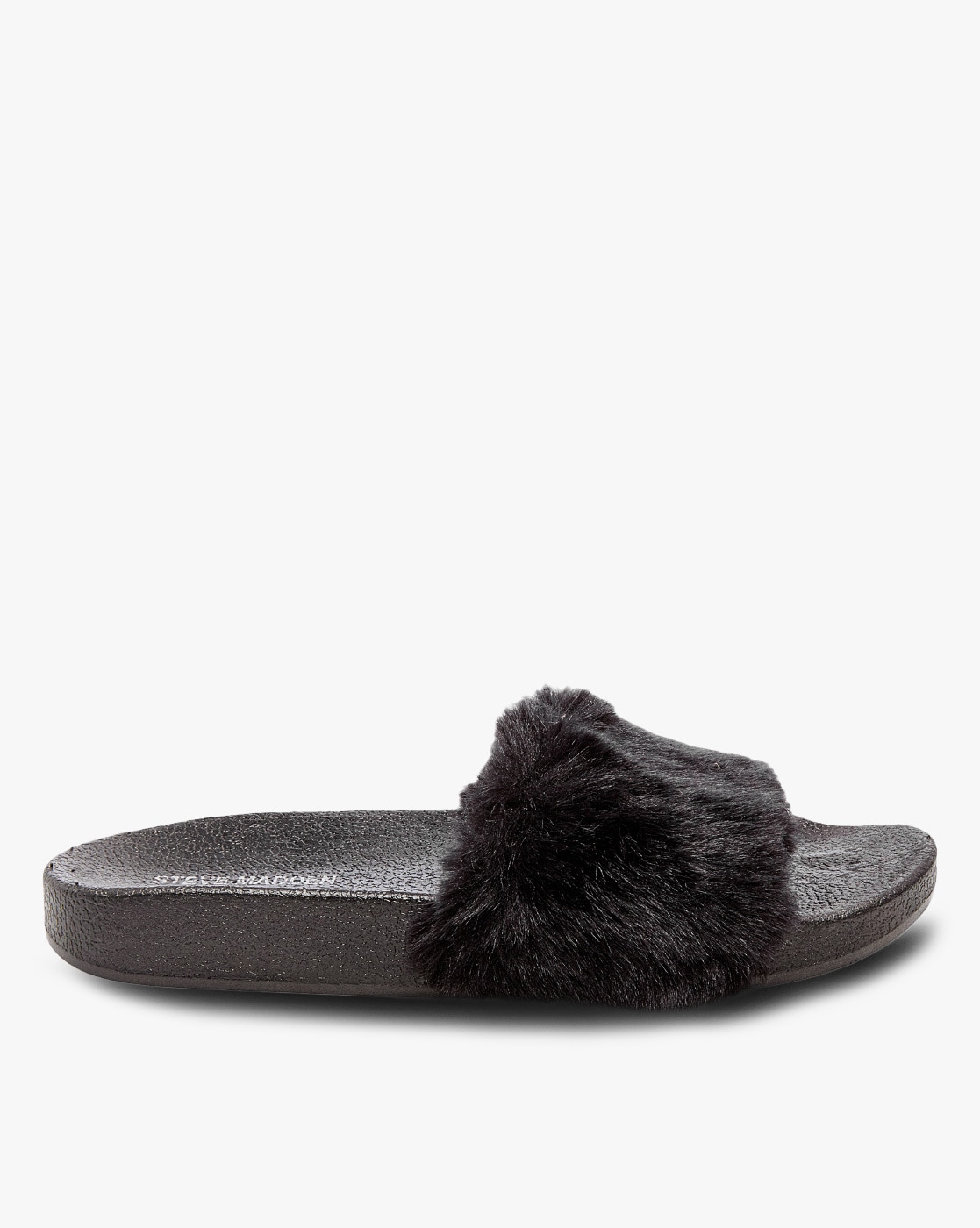 steve madden fur slippers