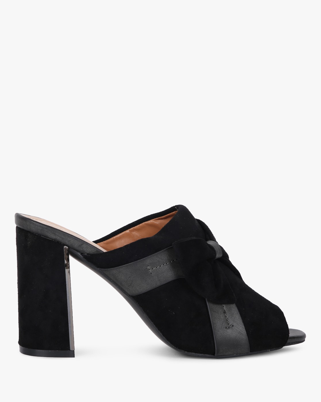 Big bow mule online heels