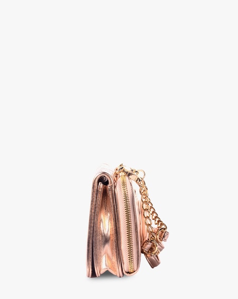 Buy Rose Gold Large Leather Clutch Rose Gold Plain Clutch Online in India -  Etsy