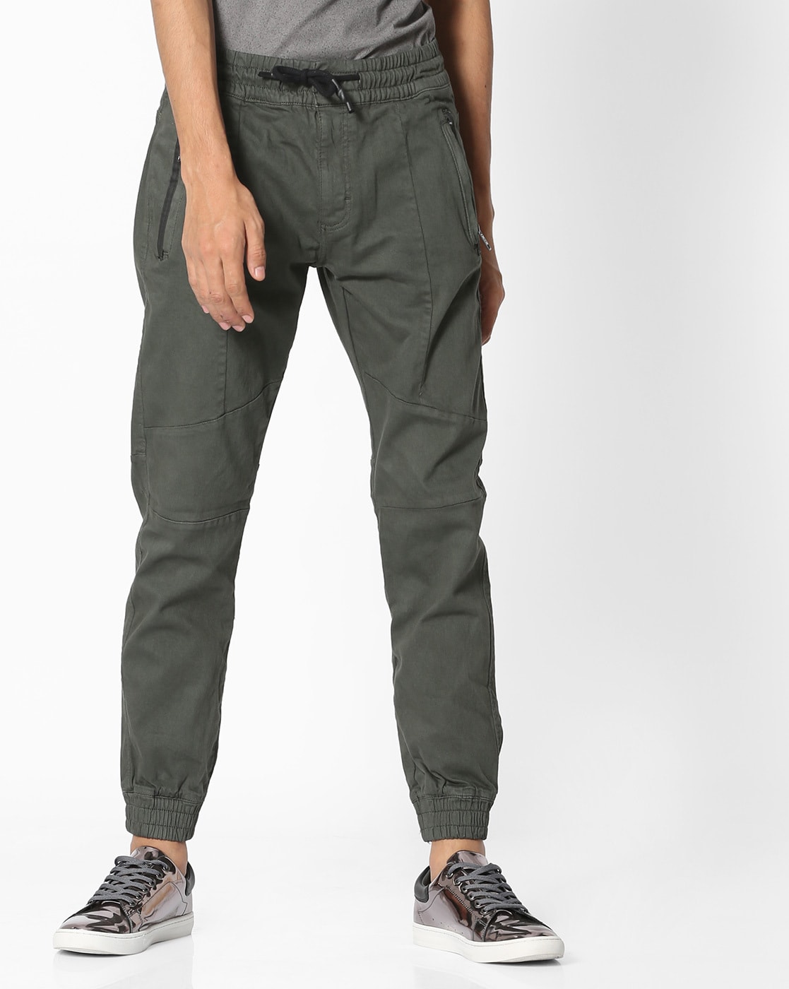 Buy Beige Track Pants for Men by DNMX Online | Ajio.com