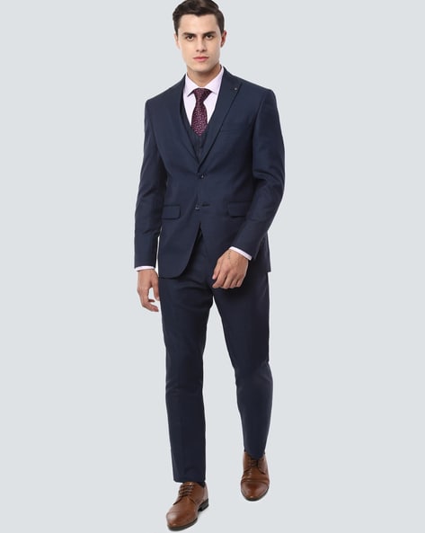 navy blue complete suit