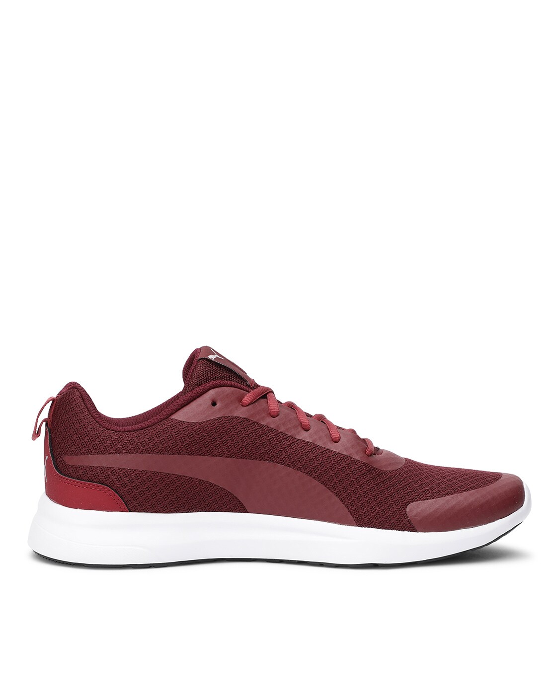 puma shoes maroon colour