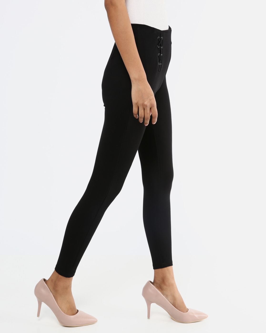 Buy Black Leggings for Women by RIO Online