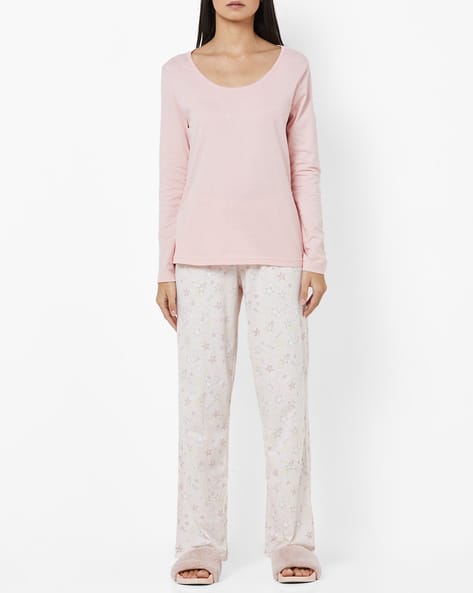 Joggers Loungewear Set M&s M And S Ladies Pyjamas Sale T-shirt Pyjama  Lounge Set