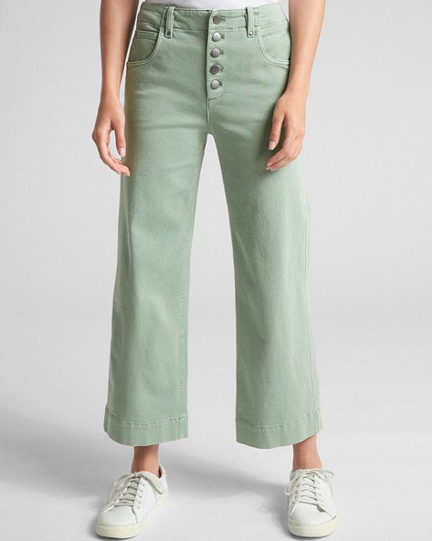 Buy Moss Green Trousers  Pants for Women by GAP Online  Ajiocom