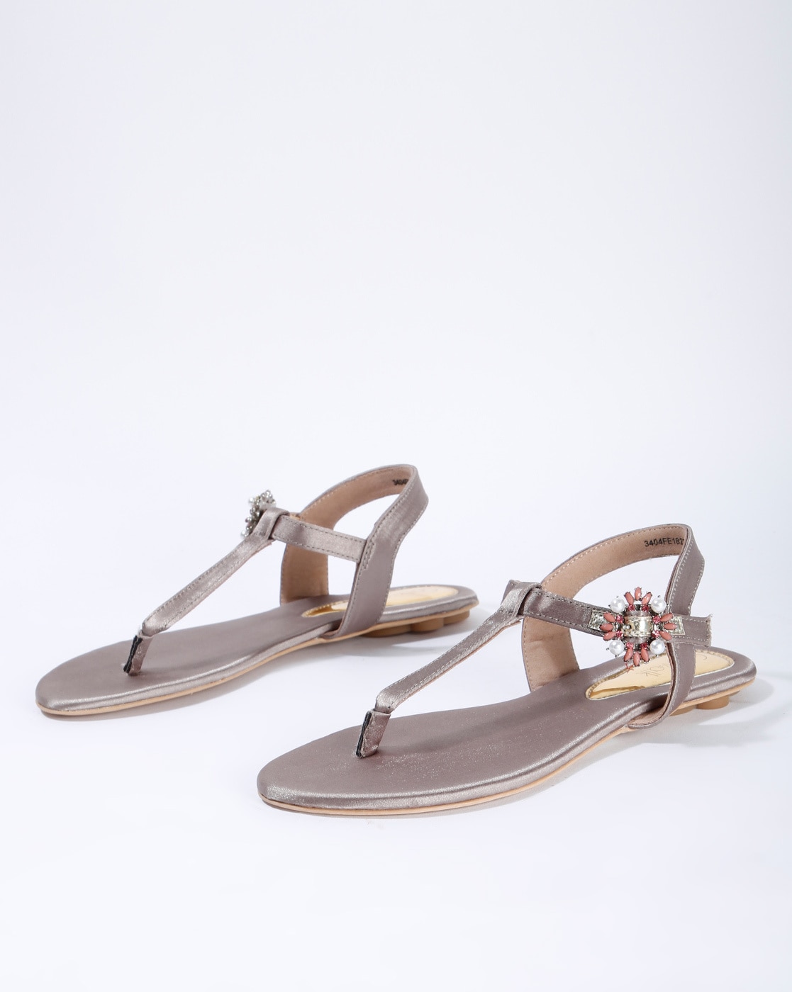 Bamboo Asymmetrical Strappy Flat Sandal – bvstore-26645